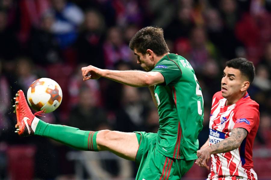 El Atlético venció por 3-0 al Lokomotiv de Moscú en la ida de los octavos de final de la Liga Europa. Saúl abrió el marcador con un golazo, Costa anotó al rechace y Koke puso la sentencia tras una asistencia de Juanfran.