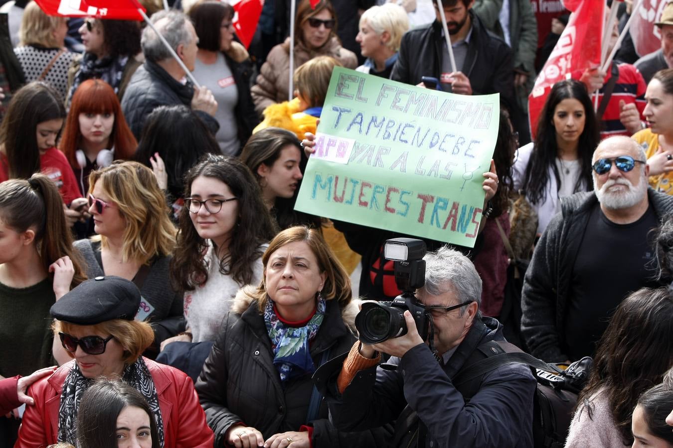 Protestas en Torrelavega.