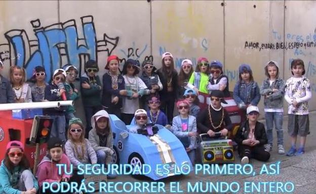 Un rap infantil contra las infracciones viales