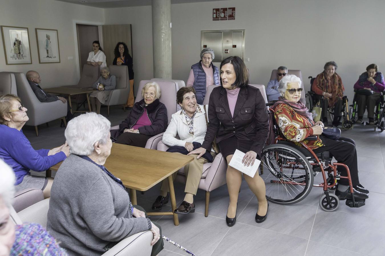 Fotos: Inaugurada la ampliación de la Residencia de mayores San Cándido