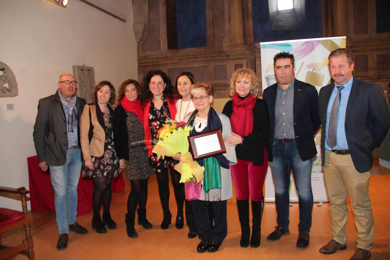 Iris Ruiz y Marisa Díaz reciben la distinción promovoida por la Mancomunidad en un acto celebrado en el Centro de Estudios Lebaniegos