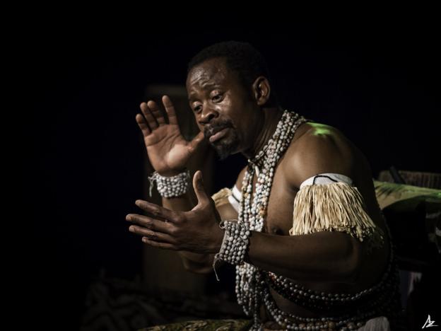 El actor Gorsi Edu repite en la Muestra de Teatro 'Solo tú' con el personaje de 'El Percusionista'. 