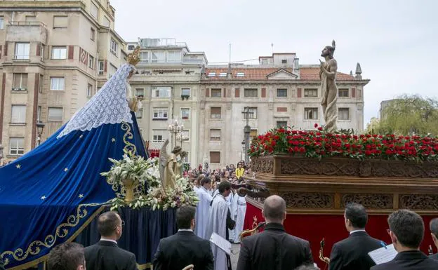 EL Resucitado pone fin a la Semana Santa de Santander