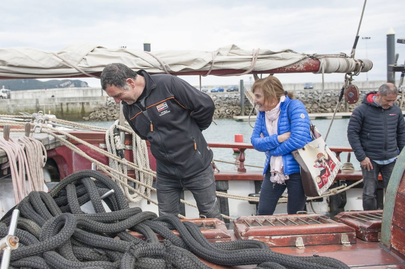 Fotos: La goleta &#039;Atyla&#039; atraca en el puerto de Laredo