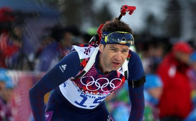 El noruego Ole Einar Bjoerndalen, en una de sus últimas apariciones. 