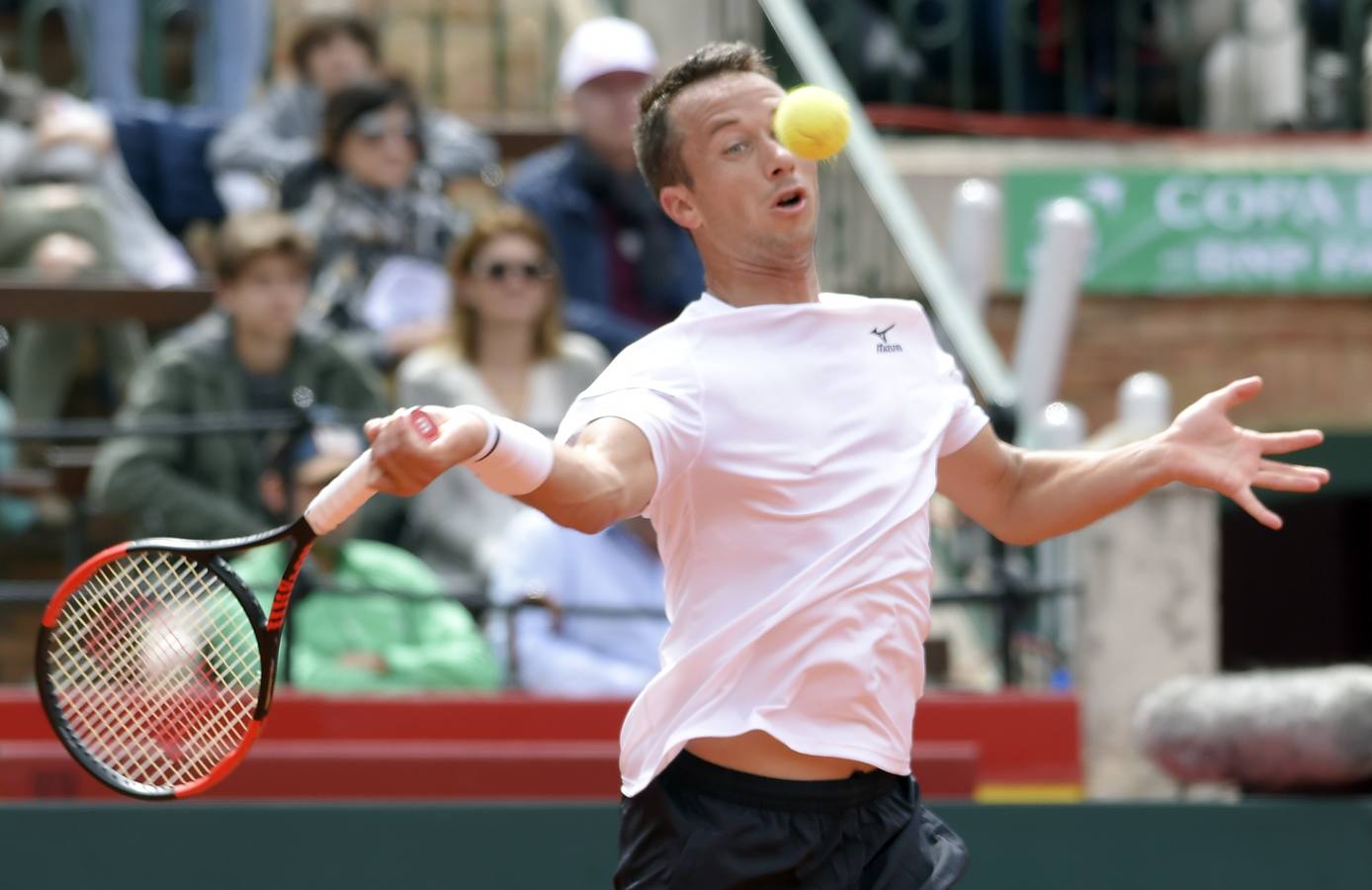 Rafa Nadal y Philipp Kohlschreiber, los protagonistas del segundo partido de la elminatoria de la Copa Davis entre España y Alemania. 