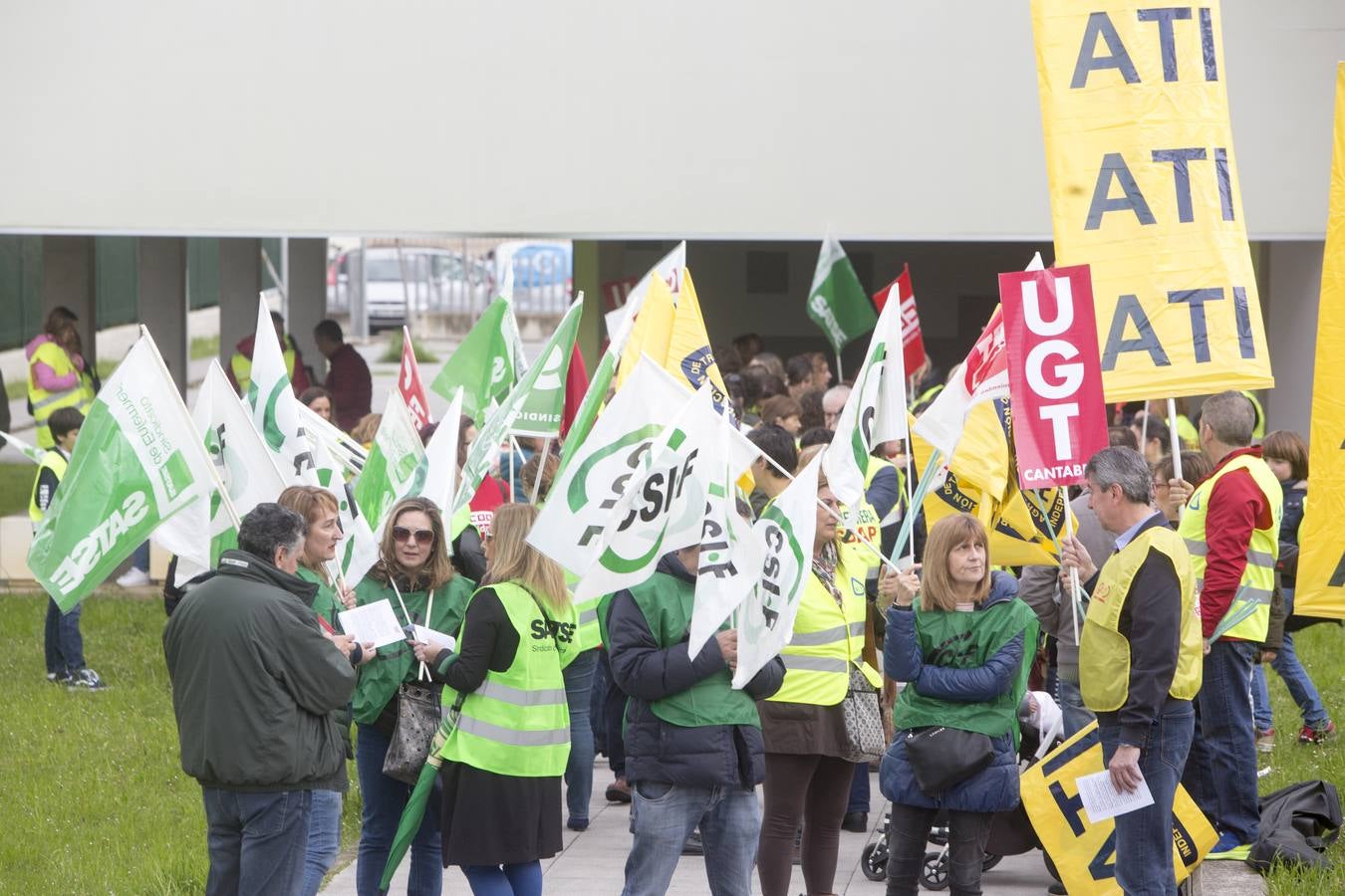 Fotos: Manifestación del SUAP y el 061