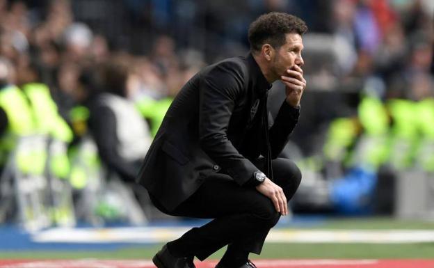 Diego Pablo Simeone, entrenador del Atlético de Madrid. 