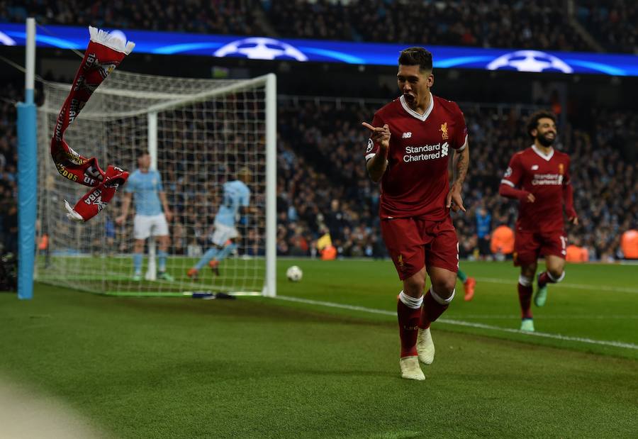 El Liverpool se impone también en el Etihad con tantos de Salah y Firmino para rubricar el pase a semifinales de la Liga de Campeones, tras un encuentro en el que el City se adelantó por mediación de Gabriel Jesús y en el que Mateu Lahoz expulsó a Pep Guardiola tras las protestas del técnico por un gol anulado a Sané. 