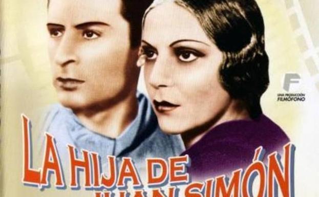 Cartel promocional de 'La hija de Juan Simón' (1935).