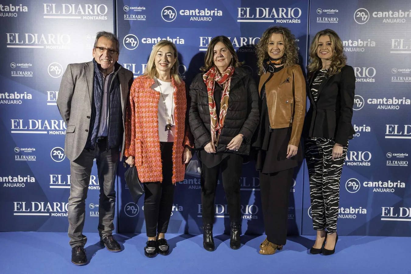 Víctor Gijón, Mercedes Díaz, María Eugenia Gutiérrez, Virginia Martínez y Vanessa Martínez.