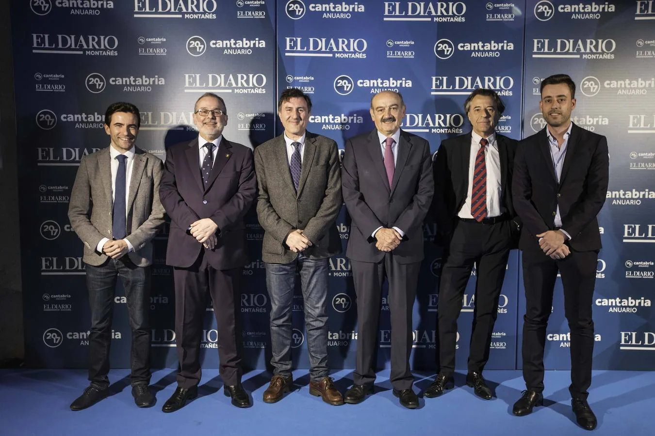 Pedro Casares, Ángel Pazos, Francisco Fernández Mañanes, José María Mazón, Javier Ontañón y Raúl Huerta.