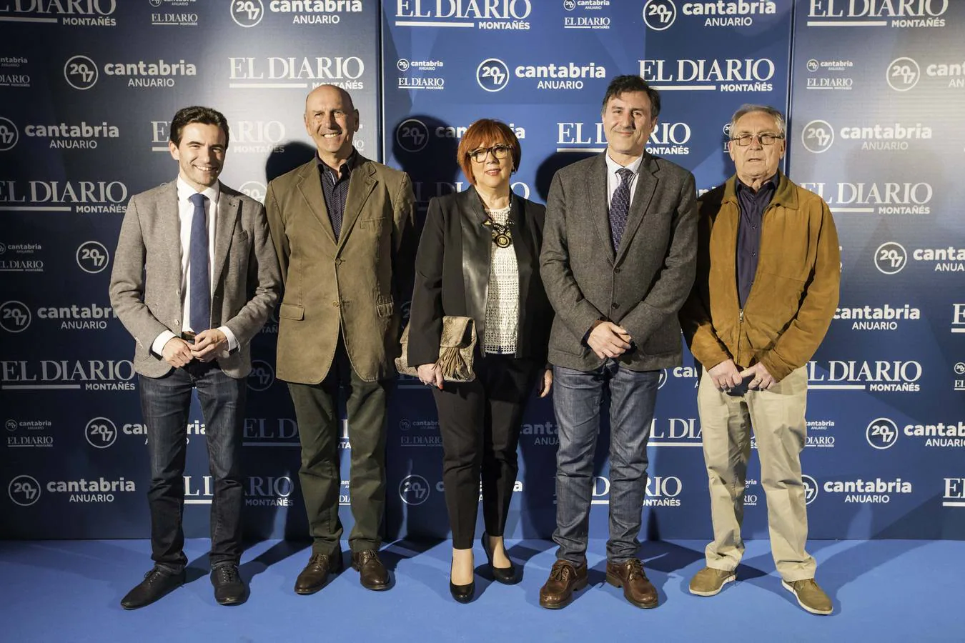 Pedro Casares, Eduardo Echevarría, Carmen Uriarte, Francisco Fernández Mañanes y Silvio Palleiro.