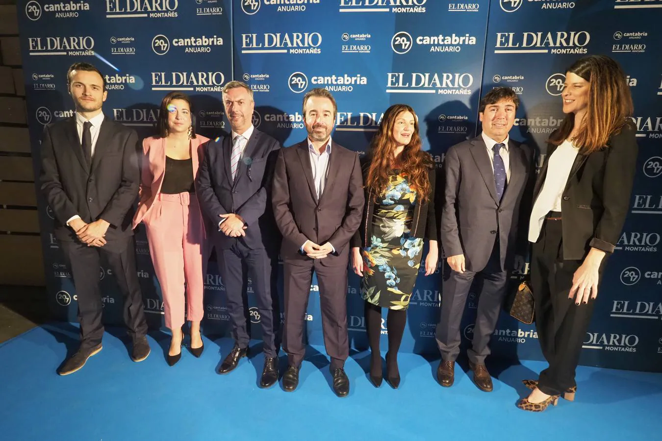 Ignacio Velasco, Alicia Bustamante, Alejandro Sanz, Juan Luis Vidal, Silvia Aparicio, Jaime González y Ruth Beitia.