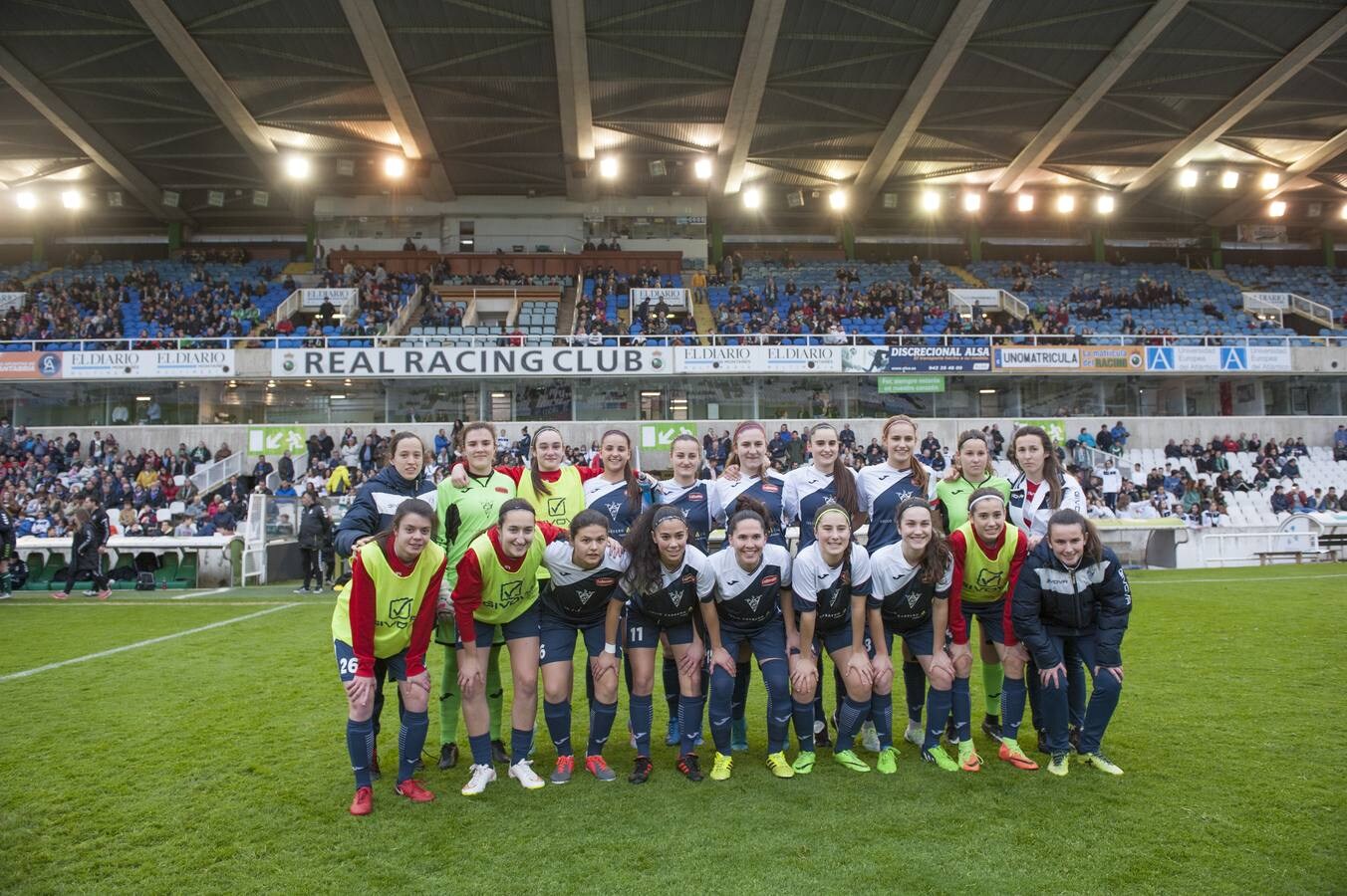 Unos 2.000 espectadores presenciaron un partido histórico, el derbi entre Racing y Monte