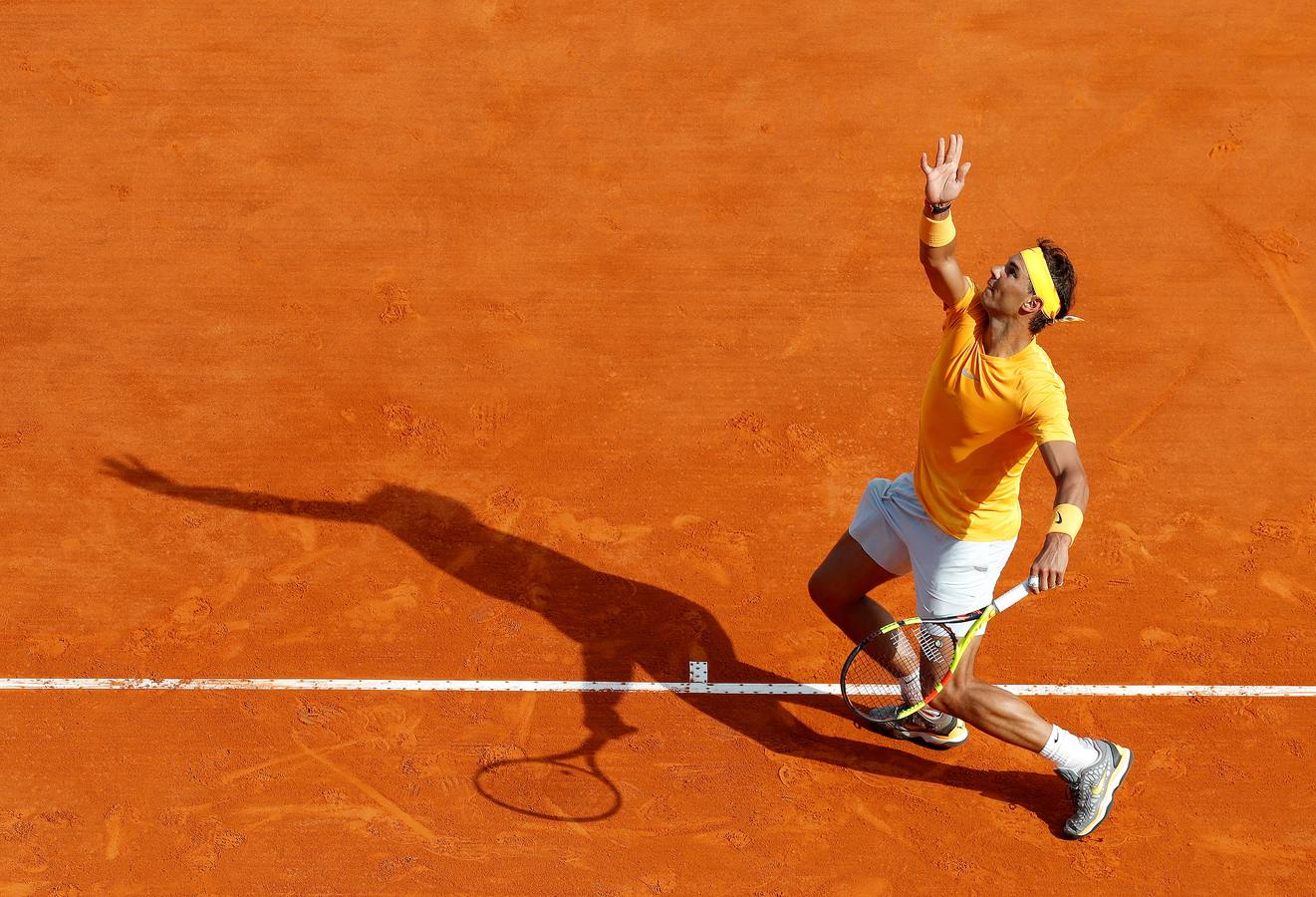 Rafa Nadal busca su undécimo título en el MAsters 1000 de Montecarlo. SU primer partido ha sido ante Bedene.