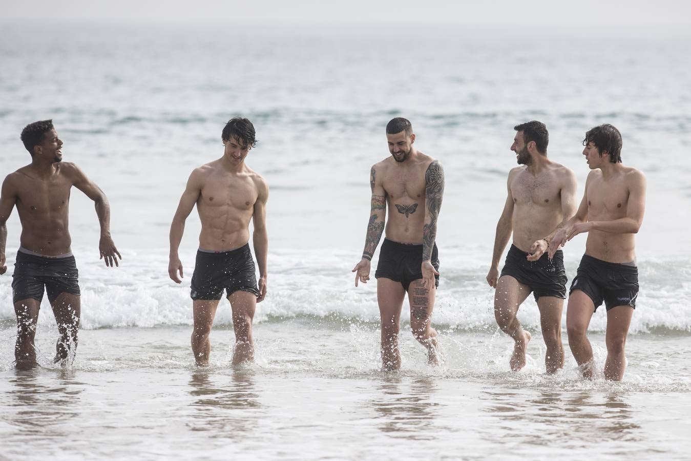 Fotos: El Racing se entrena en El Sardinero