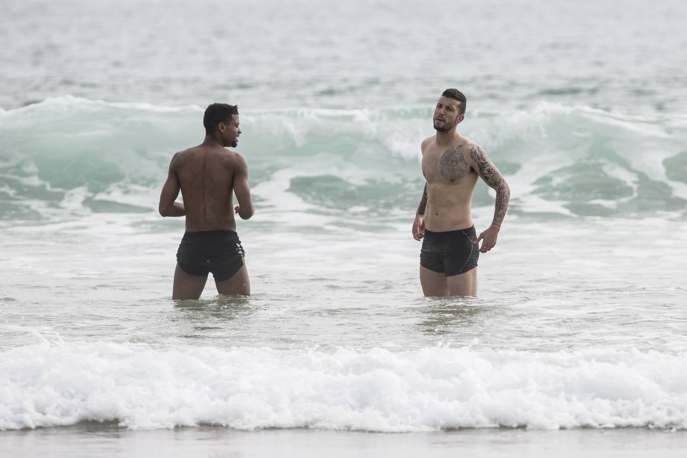 Fotos: El Racing se entrena en El Sardinero