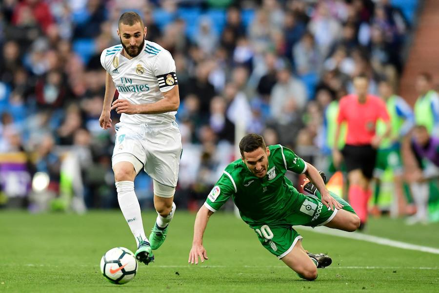 El conjunto blanco, con un once plagado de suplentes y poco habituales, quiere ganar al Leganés para acercarse a la segunda plaza que ocupa el Atlético de Madrid.