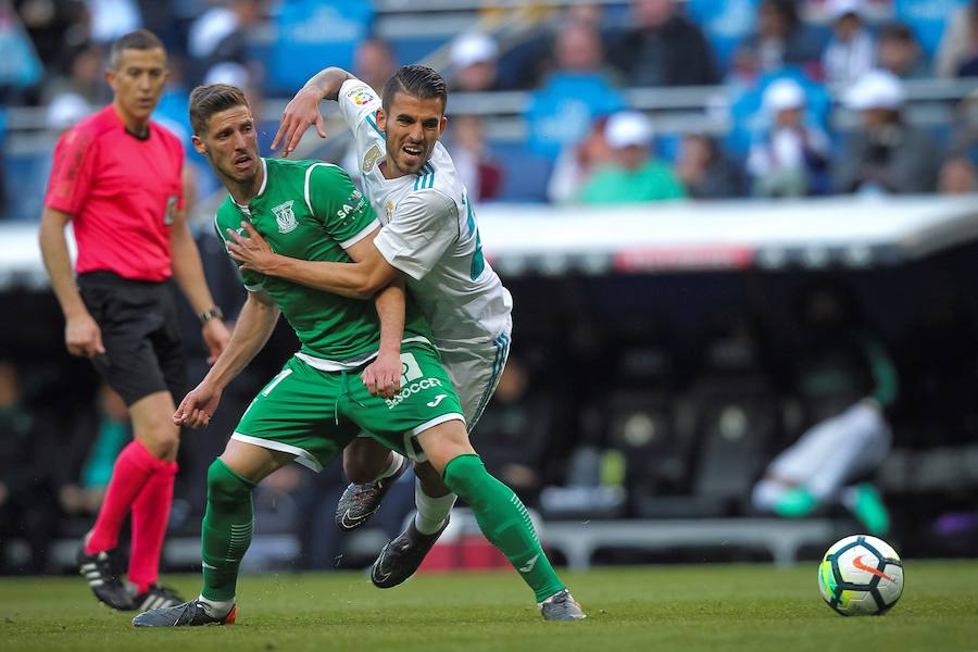 El conjunto blanco, con un once plagado de suplentes y poco habituales, quiere ganar al Leganés para acercarse a la segunda plaza que ocupa el Atlético de Madrid.