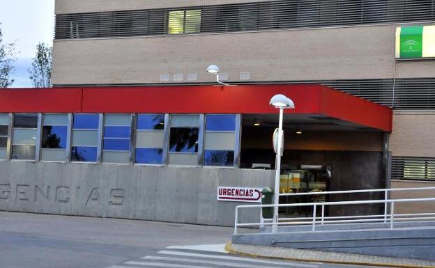 Urgencias del Hospital San Agustín de Linares, donde se vivieron momentos de tensión.