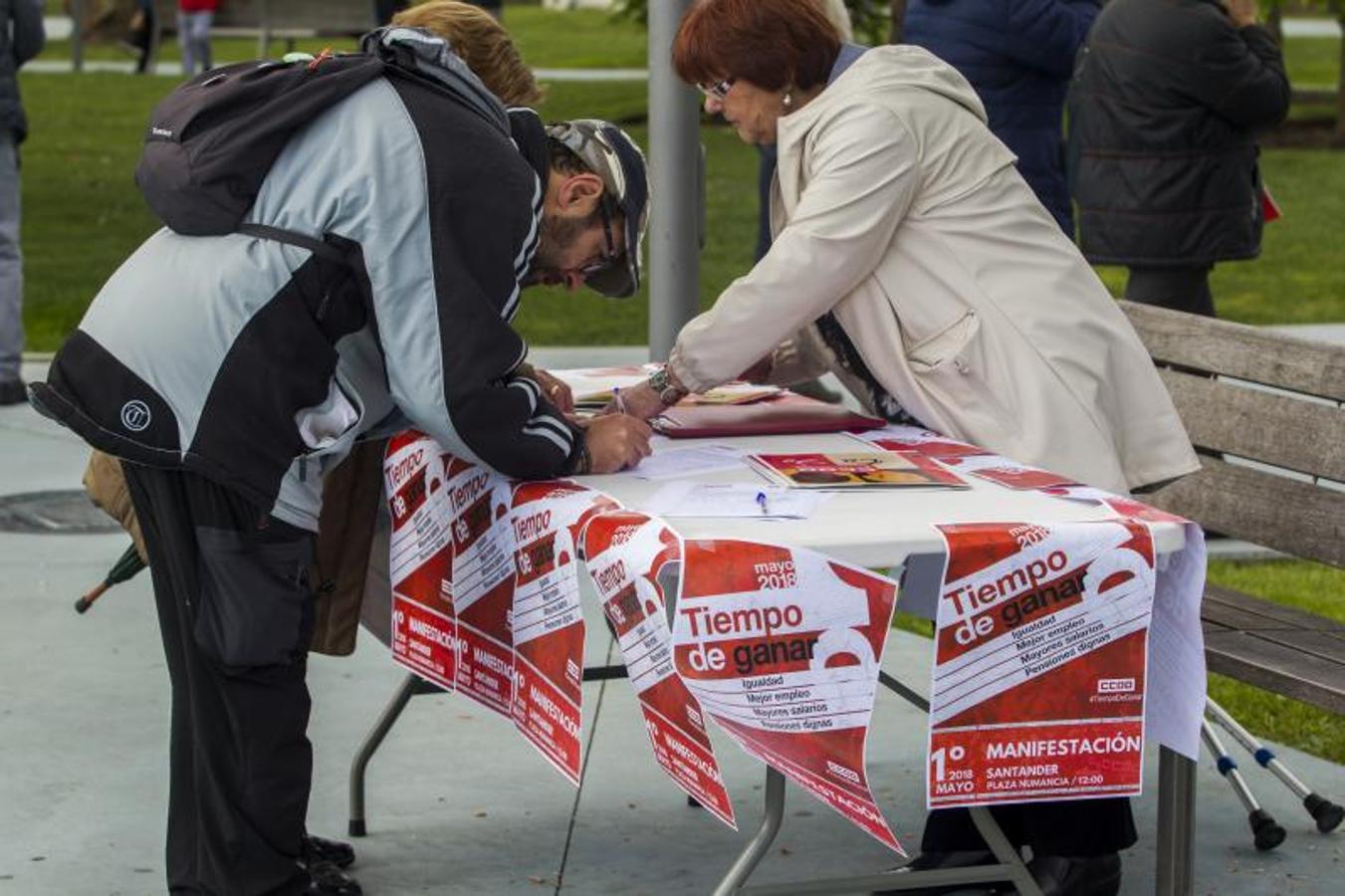 Fotos: Manifestación del Primero de Mayo en Santander