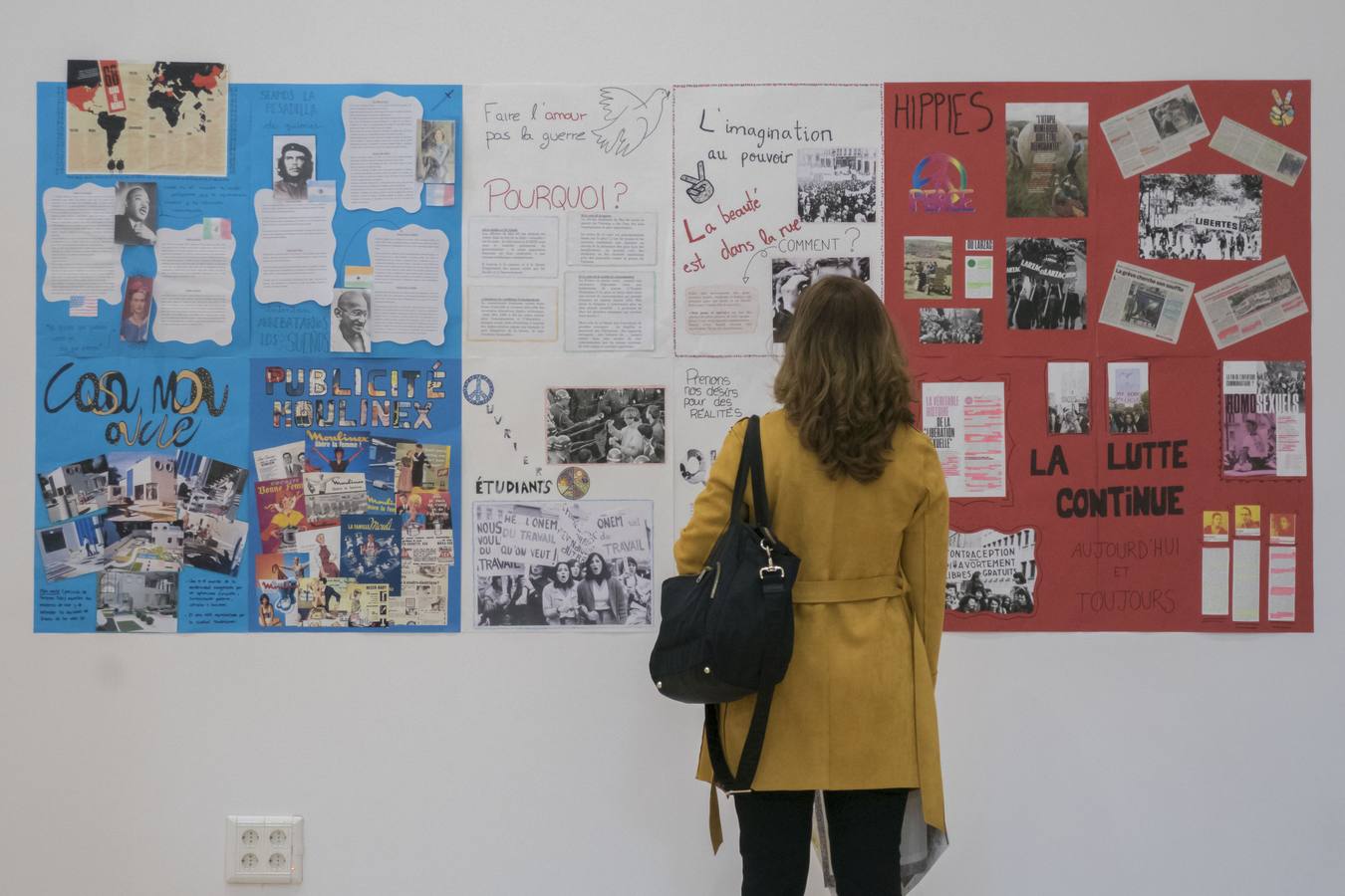 Fotos: Imágenes de la muestra sobre el Mayo del 68 de la Biblioteca Central de Cantabria