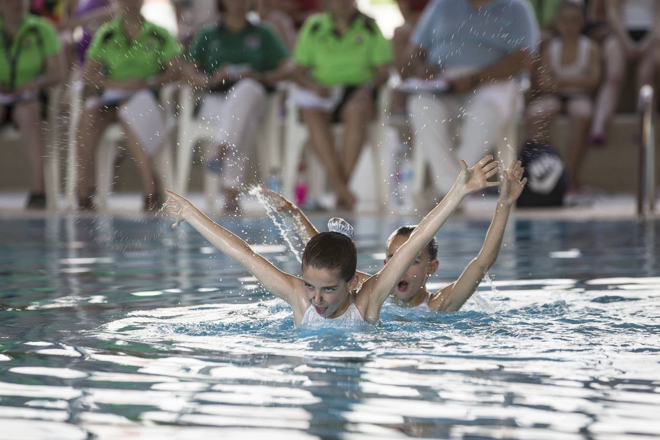 Las piscinas de Cross de Maliano reúnen a 140 sincronistas de toda España