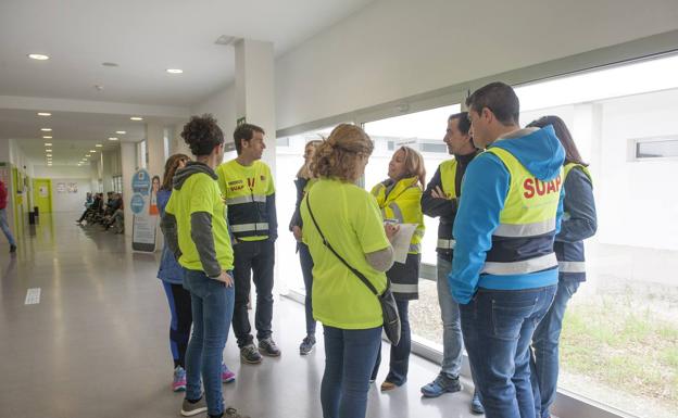 Normalidad en la primera jornada de huelga de las urgencias de Atención Primaria y 061