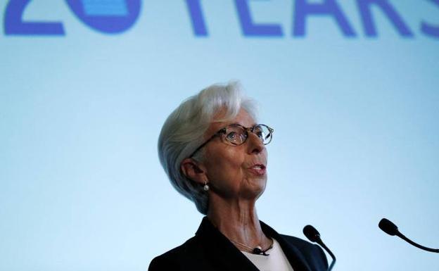 La directora gerente del FMI, Christine Lagarde.