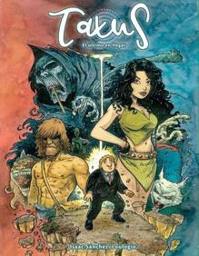 Imagen secundaria 2 - Portada y viñetas de 'Taxus. El último en llegar'. 