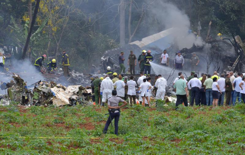 El aparato siniestrado, un Boeing 737 de la compañía Cubana de Aviación, se dirigía a Holguín con 113 personas a bordo