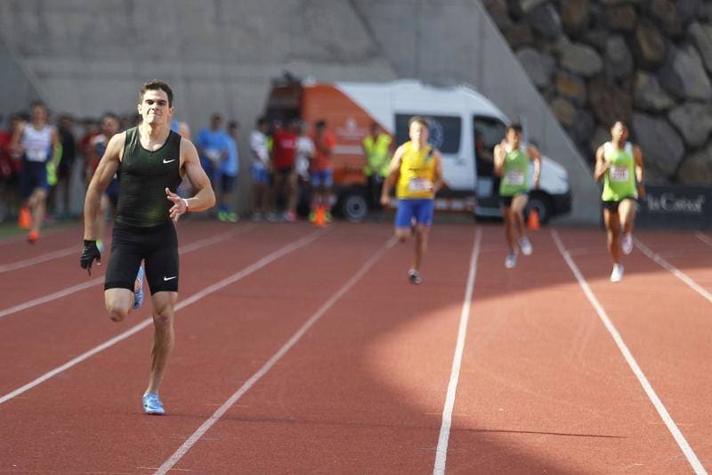 Bruno Hortelano, durante la carrera.