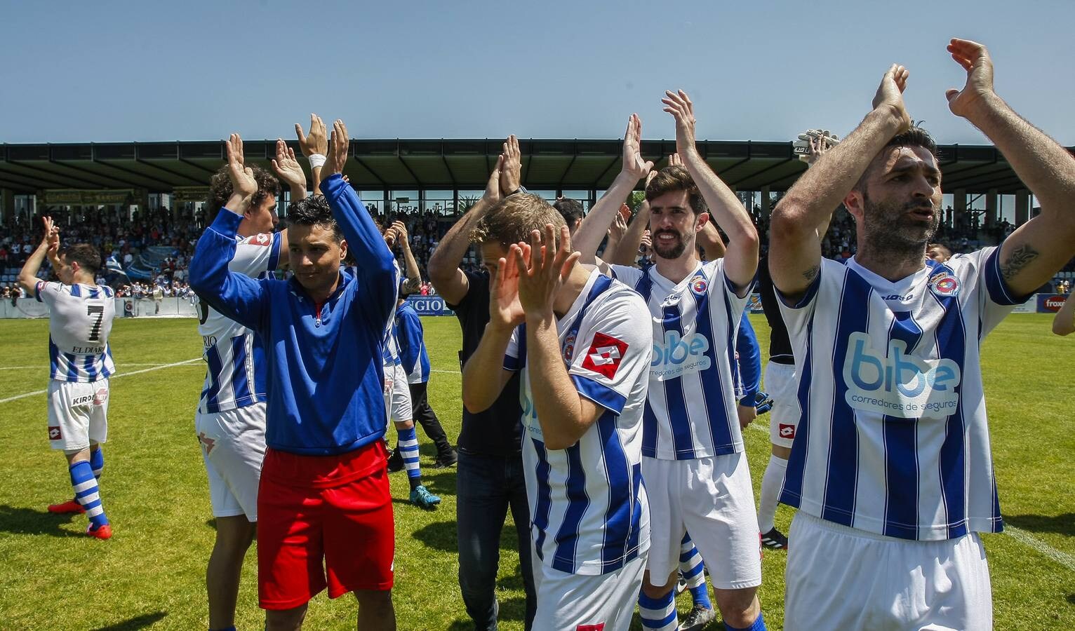 El equipo torrelaveguense jugará la vuelta en Mallorca con tres goles de ventaja | Juanma Barbero, Nacho Rodríguez, en dos ocasiones, y Lucho han sido los goleadores gimnásticos