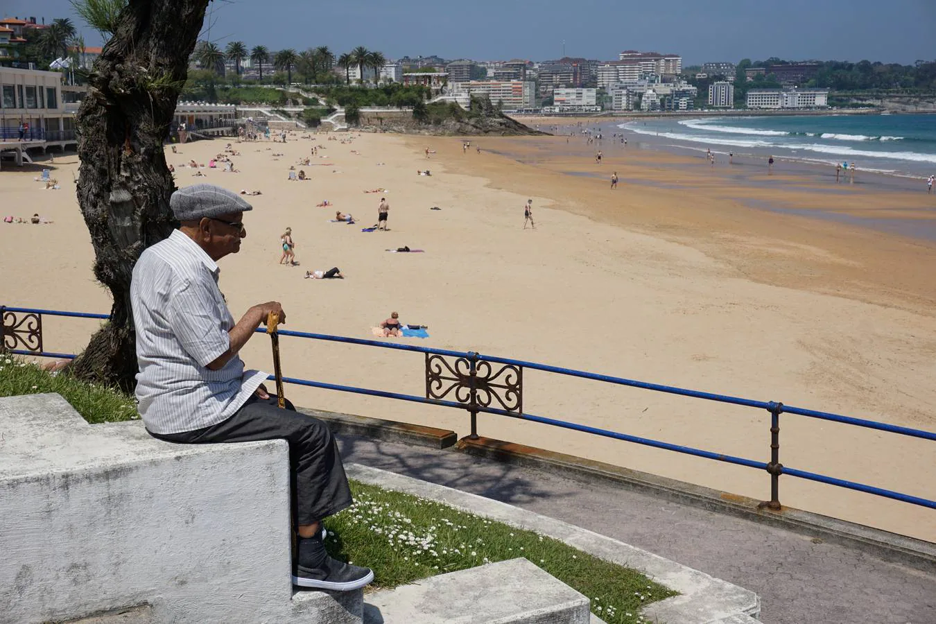 Vistas a la primera del Sardinero.