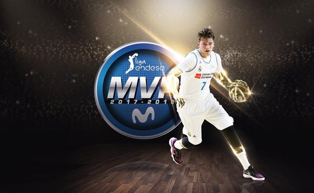 Luka Doncic, MVP de la fase regular de la Liga Endesa. 