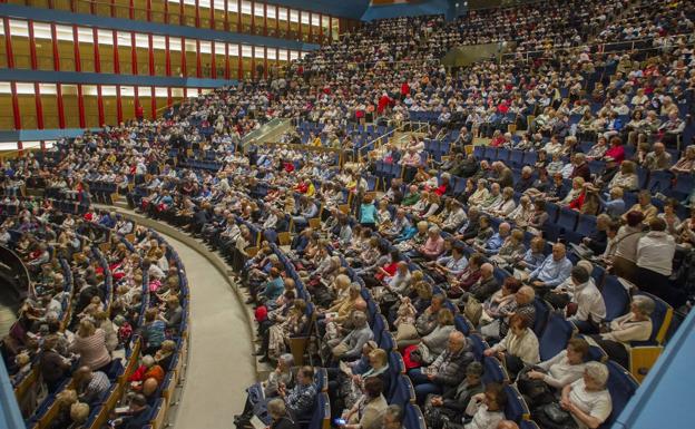 La sala Argenta del Palacio de Festivales. 