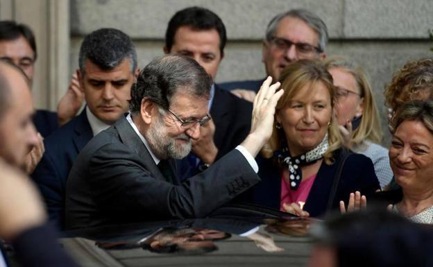 Mariano Rajoy tras perder la moción de censura frente a Pedro Sánchez