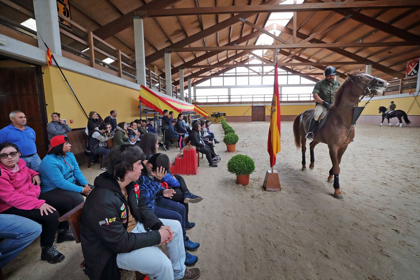 Fotos: Terapia con los caballos de la Yeguada de Ibio