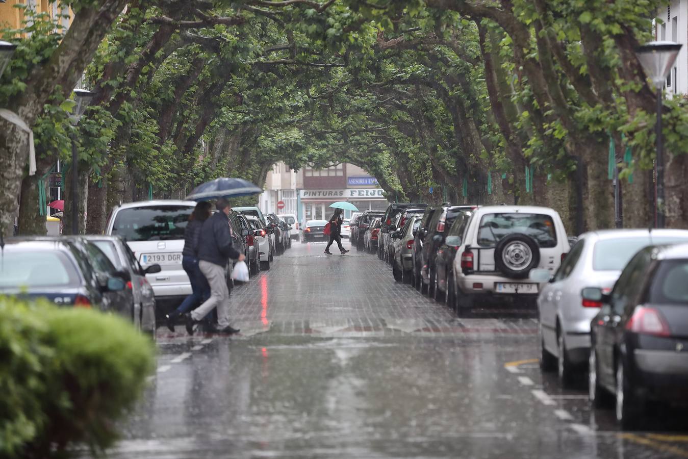 Fotos: Tarde de tormenta en Cabezón de la Sal