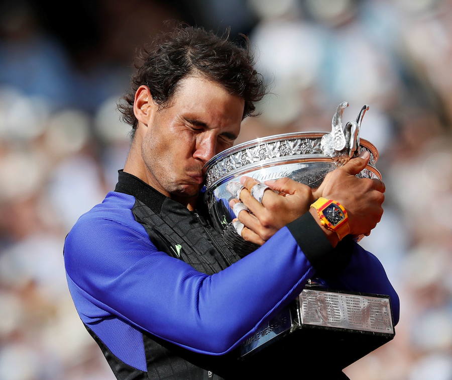 2017. Otro suizo en la lista de víctimas de Nadal. Stanislas Wawrinka cayó en la final por 6-2, 6-3 y 6-1