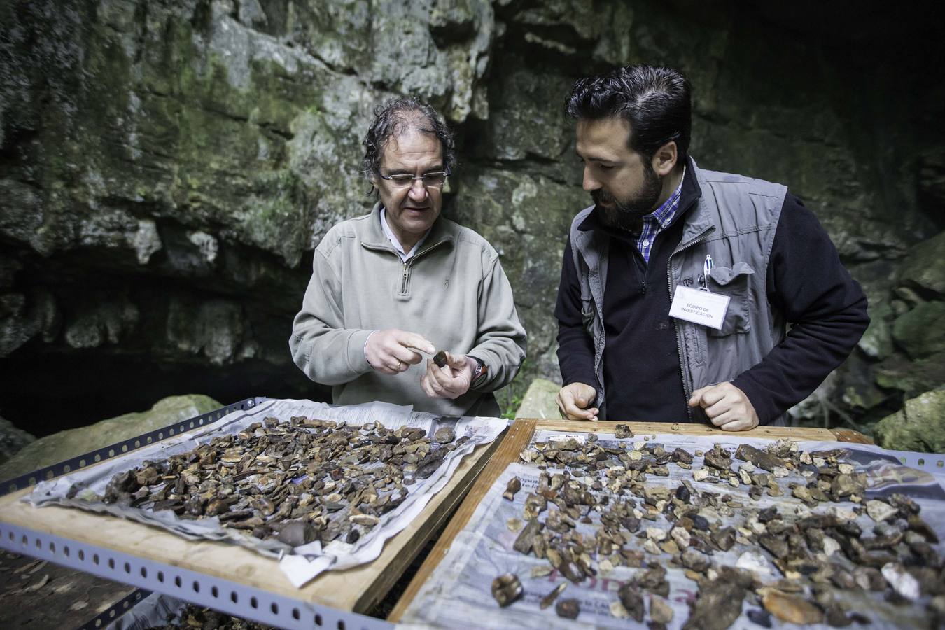 Fotos: Nueva excavación en la Cueva del Pendo