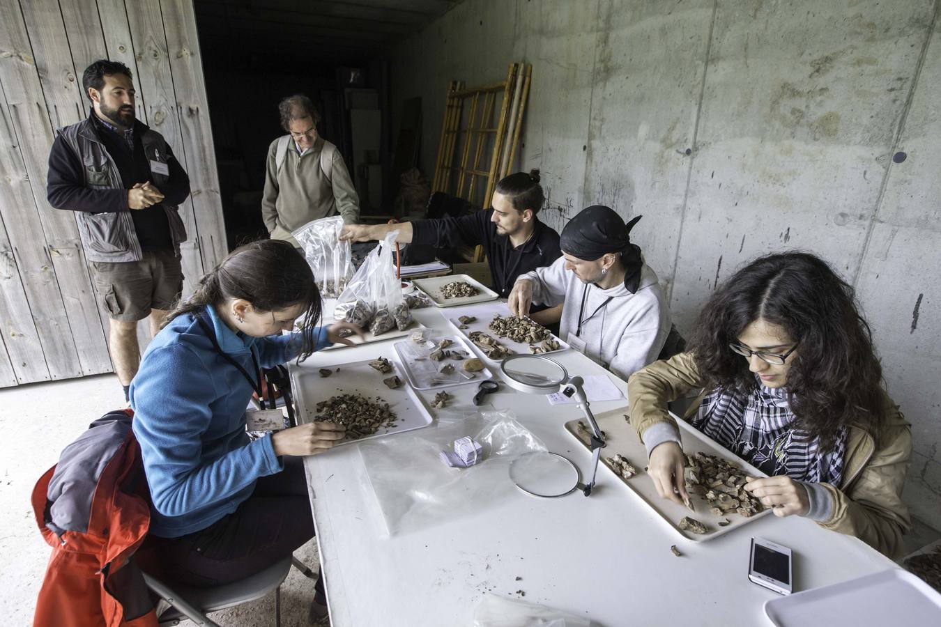 Fotos: Nueva excavación en la Cueva del Pendo