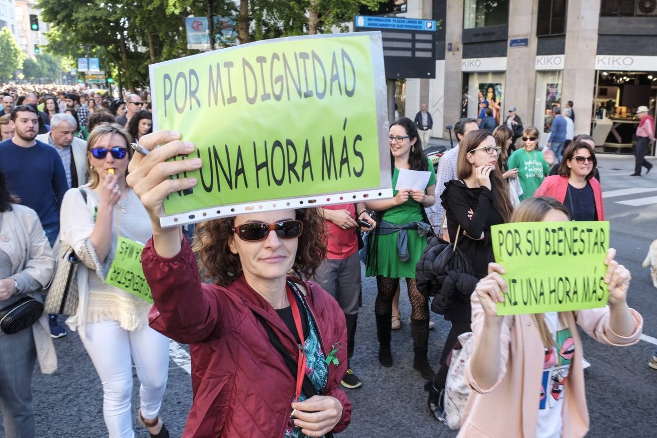 Fotos: Protesta de los profesores en Santander en esta jornada de huelga