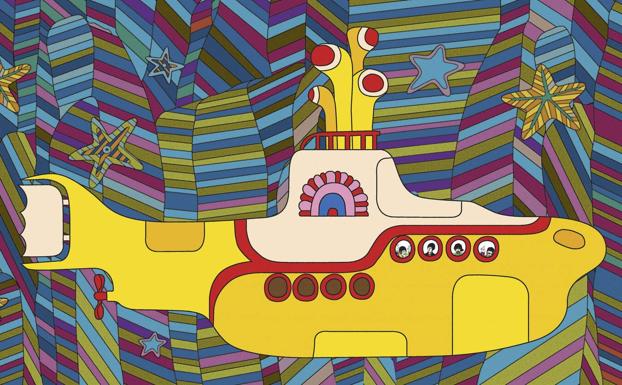 Santander celebra los 50 años del 'Yellow Submarine' de los Beatles