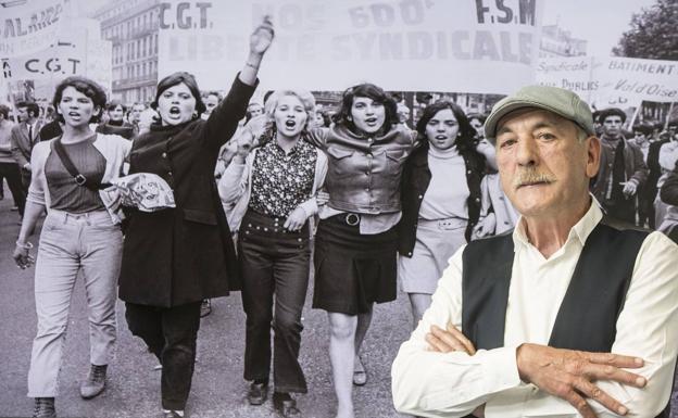 El artista santanderino Roberto Orallo vivió los ecos del movimiento revolucionario inmerso en las aulas de Bellas Artes entre lo contestatario y el aprendizaje.