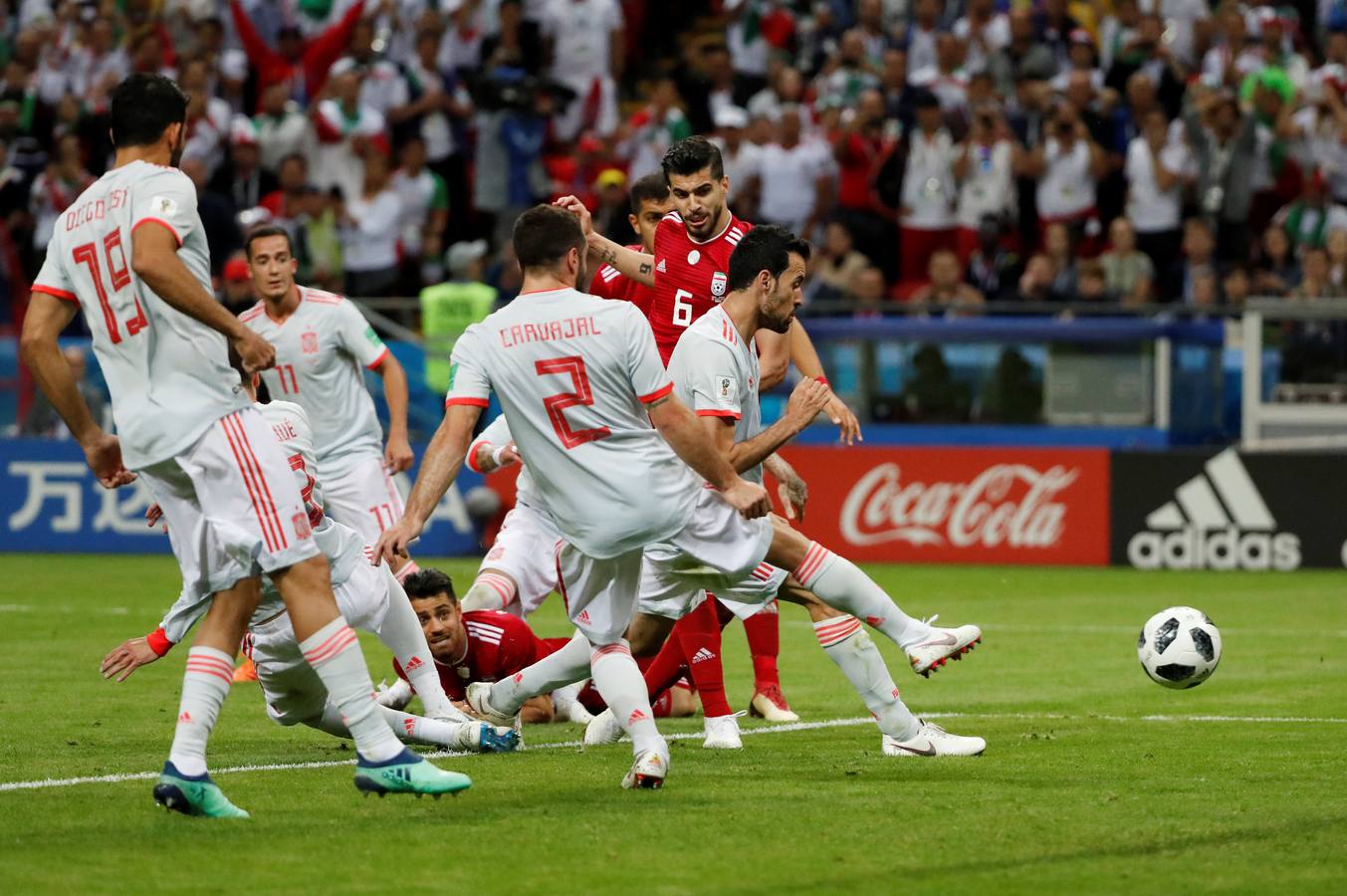 Fotos: Gol anulado a Irán ante España