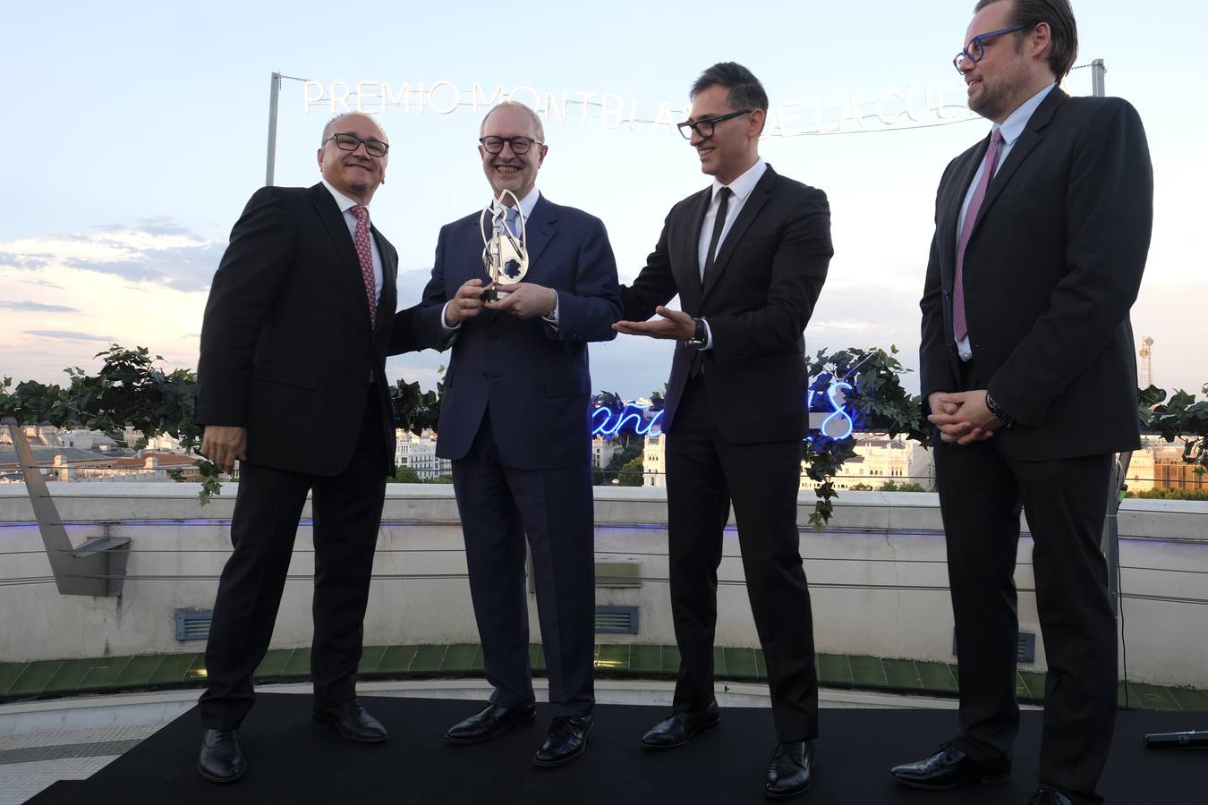 Fotos: Lafuente recibe en Madrid el premio anual que la Fundación Cultural Montblanc otorga al mecenazgo