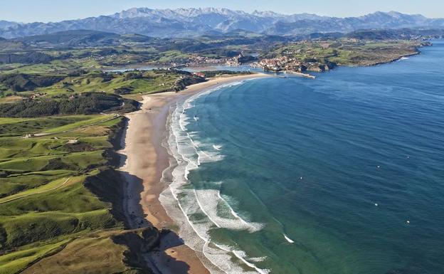 Playa de Merón, en San Vicente de la Barquera.