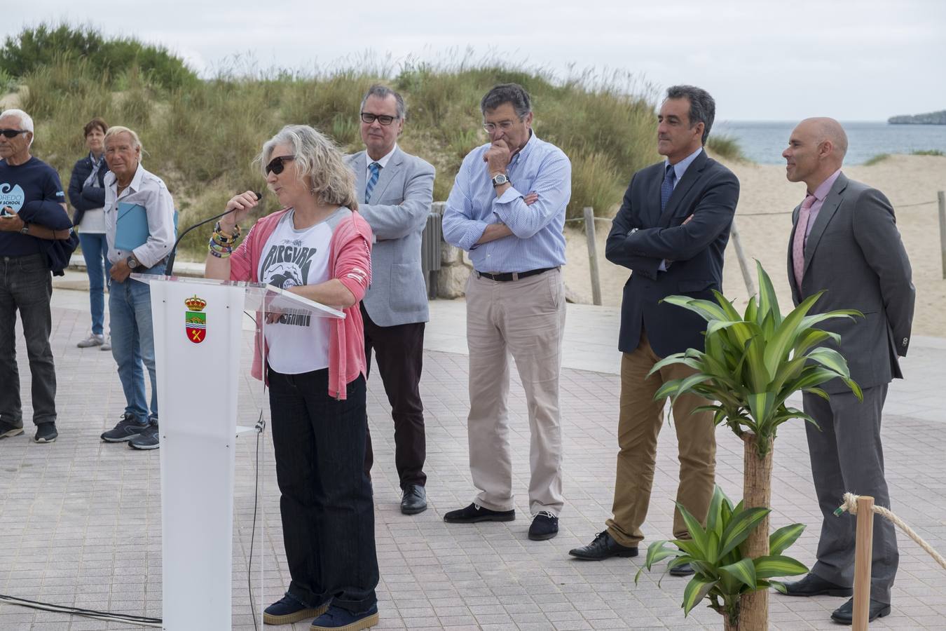 Fotos: Laura Revuelta y los pioneros del surf en Cantabria ya tienen sus estrellas en Somo